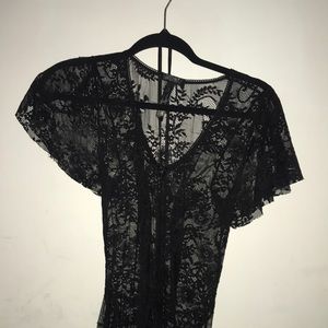 Lace black dress